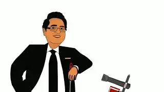 Cartoon animation for cooking channel intro