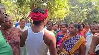 Mega Protest at during Chimbel Panchayat fortnight meeting