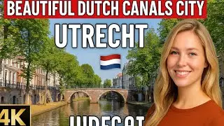 Utrecht: City of Amazing Dutch Canals 🇳🇱 Utrecht Walking Tour 4K #marveler