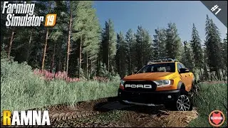 Forestry Fresh start with no money 0€, Ford & a chainsaw ⭐ Ramna #1⭐ Farming Simulator 19 Timelapse