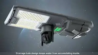 How do solar monitoring street lights work?