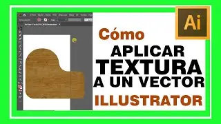 APLICAR una TEXTURA a un VECTOR. Colocar textura dentro de un vector. Darle textura a vector