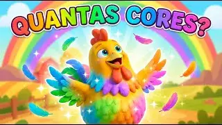 🎶 A Galinha Colorida Resolveu Mudar de Cor   M&uacute;sica Infantil Animada | ABC da Selva
