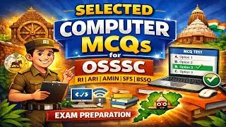 Computer mock test questions for ri exam   mock test questions for odisha ri preparation  ri exam