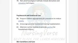 Day 27 Rapid revision of Pediatrics Nursing 31 important points