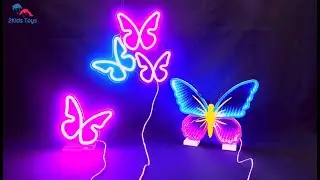 2Kids Toys LED NEON LIGHT lampičky Mot&yacute;lci