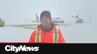 Pearson airport cancels dozens of flights amid icy Toronto weather
