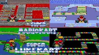Super Luke Kart: Super Mario Kart [ROMHACK] (no commentary) I #4 - 50cc COPA MiX RCL RACE