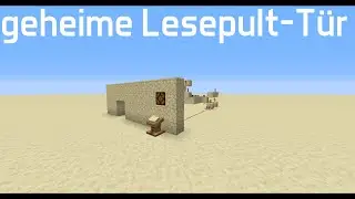 Die geheime Lesepult-T&uuml;r | #8 | Redstone Tutorial | DEUTSCH
