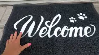 Door Mat Welcome, Outdoor/Indoor Heavy Duty Non Slip Doormat for Front Door Entance, Outside Door