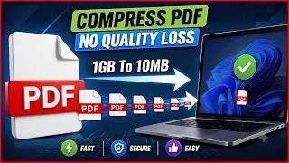 How to Compress PDF Without Losing Quality (2026)  Reduce PDF Size Free & Easily