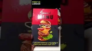Menu Printing in London - Make Your Restaurant Stand Out- Printing London