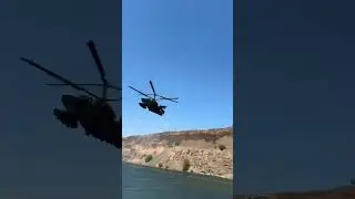 When Flares Look Like Missiles&hellip; Apache Helicopter Shocks the Crowd! 🔥🚁 #shortsfeed #funny #shorts