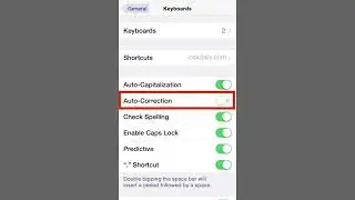 How to Turn off AutoCorrect on IPhone 2025