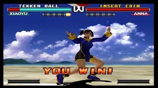 Tekken 3 xiaoyu (2P outfit) vs anna (1P outfit) (tekken ball) (5 rounds)