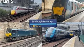 Trains At Edinburgh Waverley (ECML) 11/7/24
