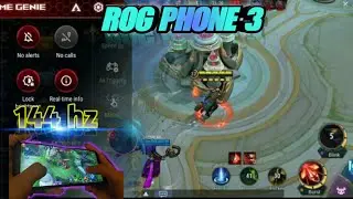 ROG PHONE 3 Mobile Legend Gameplay / 144Hz with 120 Fps Super smooth ?