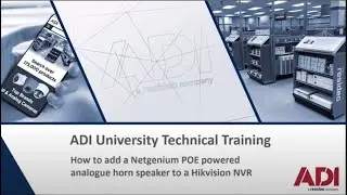 How to Connect a Netgenium ASP6203 POE Horn to a Hikvision NVR