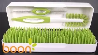 Boon Trip Travel Drying Rack & Bottle Brushes from Boon