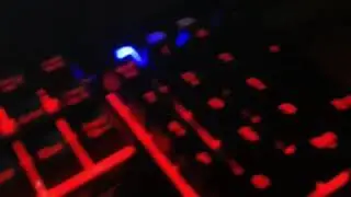 red gear mechanical keyboard