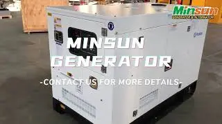 Minsun generator/30kva silent type perkins 1103A-33G diesel generator