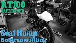 BMW R100 Cafe Racer - Subframe & Seat hump fitting