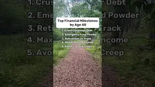 Top Financial Milestones By Age 40