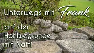 Unterwegs mit Frank auf der Hohlwegrunde mit Natti