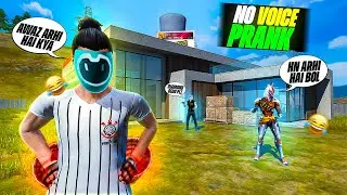 NO VOICE PRANK 😱 | Random Teammates Confused 😂 | Free Fire