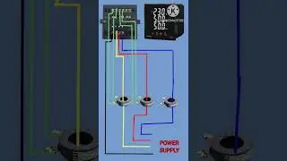 electrical wiring or vaf digital meter with CT