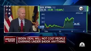 President Joe Biden: Infrastructure deal won't cost anything for people earning under $400K