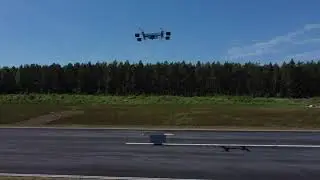ThunderWasp Light making a sling load precision placement.