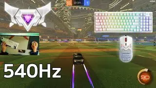 BEST Keyboard Player 😴 Rocket League ASMR🏆 Satisfying 360 FPS 4K
