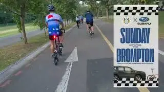 Subaru X Brompton ride Jan 2026