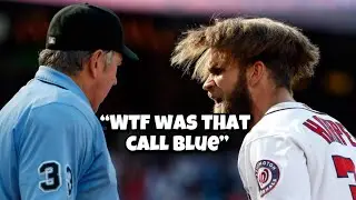 Bryce Harper Being Ejected Compilation