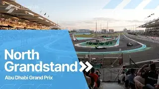 View from the Yas Marina Circuit North Grandstand at the Abu Dhabi Grand Prix.