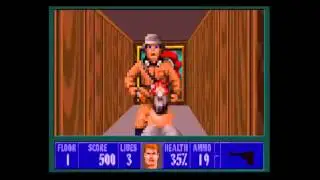 Wolfenstein 3D Floor 1 All secrets