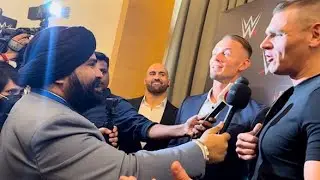 Imperium Interview in India - WWE Superstar Spectacle 2023 with Wrasslinews