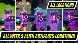 Fortnite Week 2 Alien Artifact locations guide - All Fortnite Alien Artifacts Locations Guide