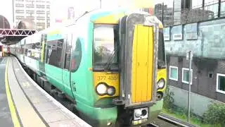Southern Class 377 455 Departure Portsmouth & Southsea for Portsmouth Harbour