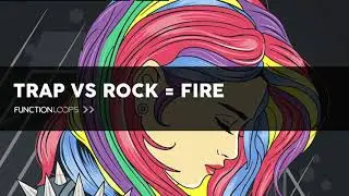 Trap Rock Samples - Trap Vs Rock = Fire - WAV Shots, Loops & MIDI Files