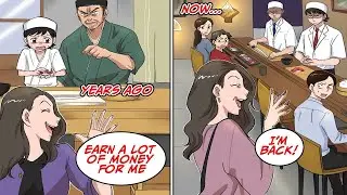 I worked hard at a sushi restaurant so that I wouldn't become like my mother [Manga Dub]