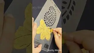 how to do stencil Printing (easy method) #shorts