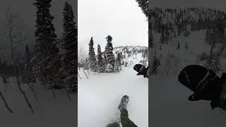 This was nice ❄️ #snowboarding #utah #gropromax
