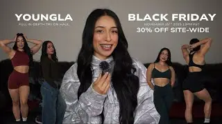 FULL IN-DEPTH YOUNGLA BLACK FRIDAY TRY ON HAUL | code GAINSBYARIEL = 30% off at checkout 