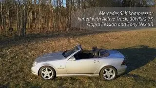 Mercedes SLK 230 Kompressor und DJI Mavic Pro (Active Track)