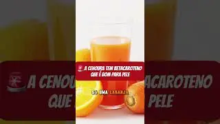 🚨A CENOURA TEM BETACAROTENO QUE &Eacute; BOM PARA PELE. #sa&uacute;de #saude #dieta #alimenta&ccedil;&atilde;o #vidasaud&aacute;vel