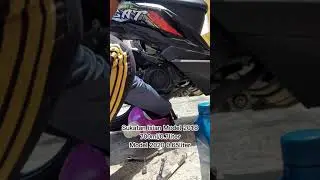 Servis Tukar Minyak Hitam dan Minyak Gear Honda Beat FI 2018
