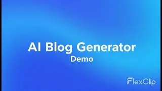 Django AI Blog Generator Web App | Django + Whisper + Gemini AI