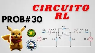 CIRCUITOS EL&Eacute;CTRICOS DE PRIMER ORDEN RL - PROB#30 - IRWIN
